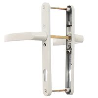 Manere usa termopan, cu sild,  92mm, 3 suruburi, alb,BLISTER YALE AA.35-A023-92-3P-5001