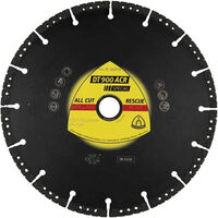Disc diamantat debitare, Klingspor DT 900 ACR , 125 x 2.8 x 22,23mm, 10segmente, 45x10x2.8mm_355724