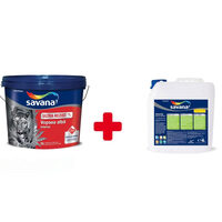 Promo set: Vopsea ultra-lavabila interior, Savana Ultra-Rezist 15l + amorsa 4l