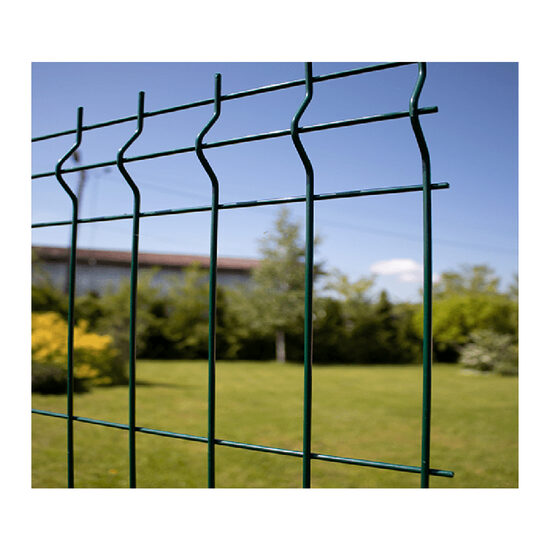 Panou gard bordurat plastifiat, 4.2mm, 1530 x 2510mm, verde, RAL 6005