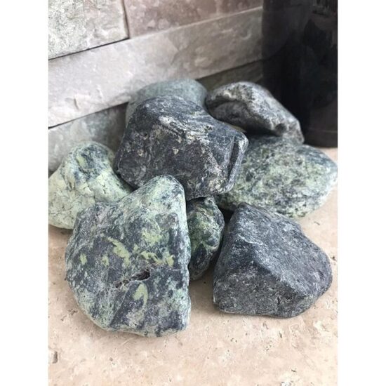 Piatra decorativa, 2-4cm, marmura verde, 20kg