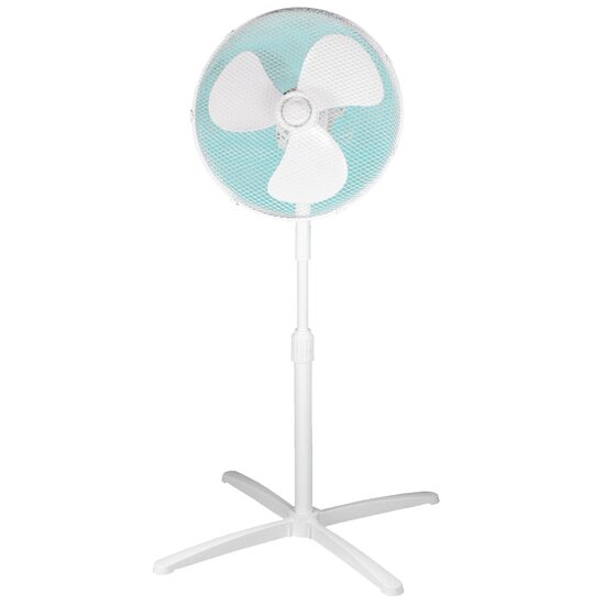 Ventilator cu picior, 40cm 45W alb