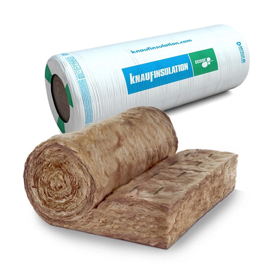 Vata minerala de sticla Knauf Insulation  Unfit 035 grosime 50 mm, 1200x10100 mm, 12.12 mp/rola