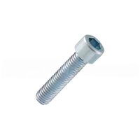 Surub cap cilindric DIN 912_8.8, 8 x 20mm, SW6, zincat alb