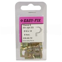 Clema otel tip S, #8mm banda, 12x1.0mm
