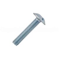 Surub cap bombat combinat M4 x 40mm, 30buc/punga, zincat alb