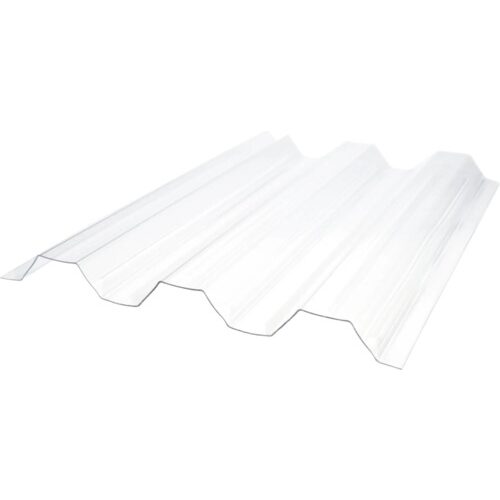 Policarbonat solid trapez, transparent, 1 mm, 2000x1060 mm