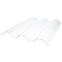 Policarbonat solid trapez, opal, 1mm, 2000x1060mm