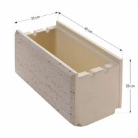 Boltar gard, Star Stone TraverStone, 40 x 20 x 20cm_smoke