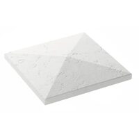 Capac stalp gard, Star Stone Roma, 35 x 35 x 5cm_white