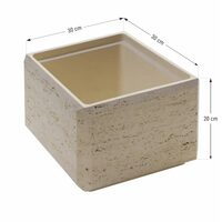 Boltar stalp gard, Star Stone TraverStone, 30 x 30 x 20cm_smoke