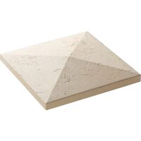 Capac stalp gard, Star Stone Roma, 40 x 40 x 6cm_smoke
