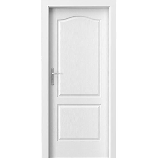 Usa interior cu falt, Porta Londra, 80cm, alb argintiu, dreapta