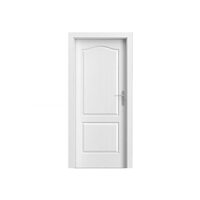 Usa interior cu falt, Porta Londra, model P, 80 cm, alb argintiu, stanga