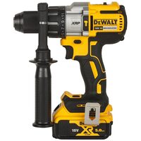 Masina de gaurit si insurubat cu percutie fara fir DeWalt DCD996P2-QW, 18V XR XRP, 95 Nm, 0–2250 rpm, 2x5Ah