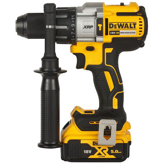 Masina de gaurit si insurubat cu percutie fara fir DeWalt DCD996P2-QW, 18V XR XRP, 95 Nm, 0–2250 rpm, 2x5Ah