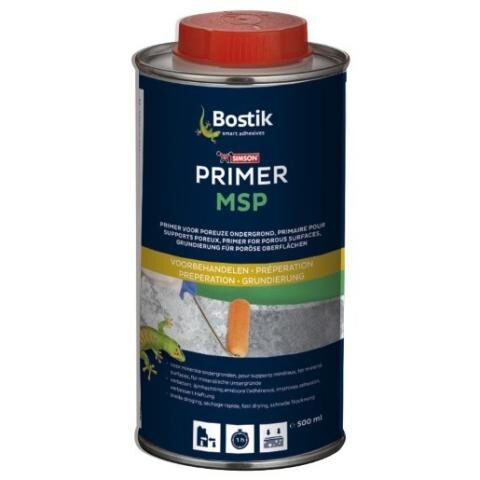 Amorsa  pentru caramida, bca, ceramica, Bostik Primer MSP, 500ml