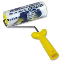 Trafalet lana naturala fir scurt Rollex Texture 18 cm cu maner