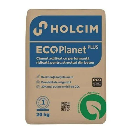 Ciment Holcim EcoPlanet Plus 20kg ciment ecologic pentru constructii